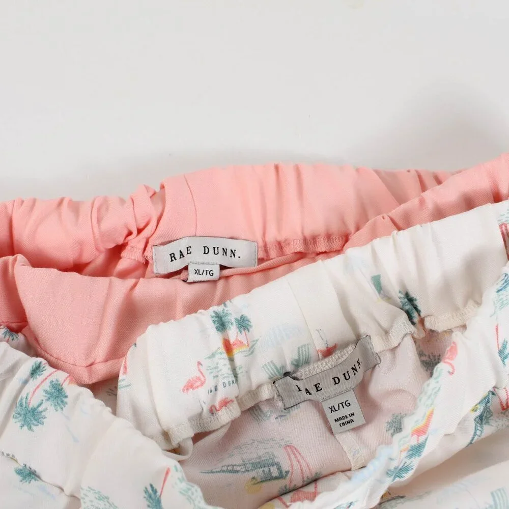 NWOT Rae Dunn Sleep Shorts (set of two) - Size XL - Picture 3 of 4